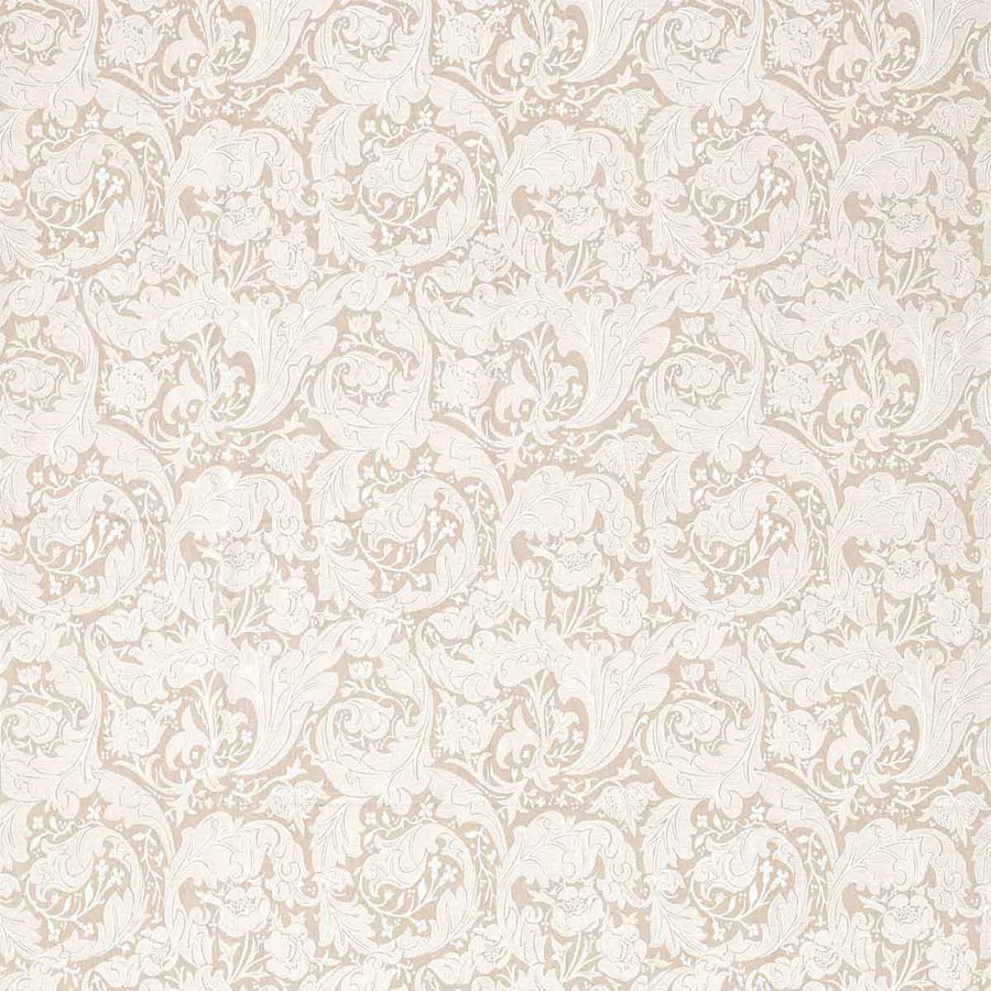 Pure Bachelors Button Embroidery Flax Fabric by Morris & Co - 236617 | Modern 2 Interiors