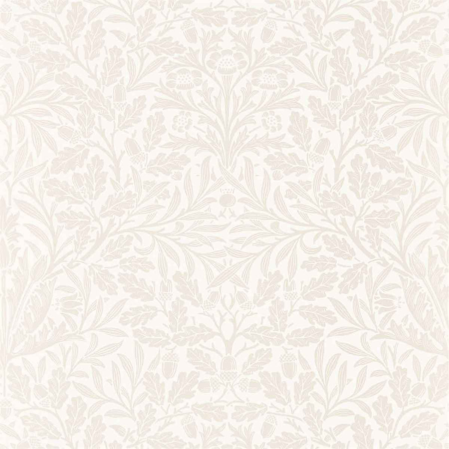 Morris And Co Pure Acorn Wallpaper - Ivory & Pearl - 216044 | Modern 2 Interiors