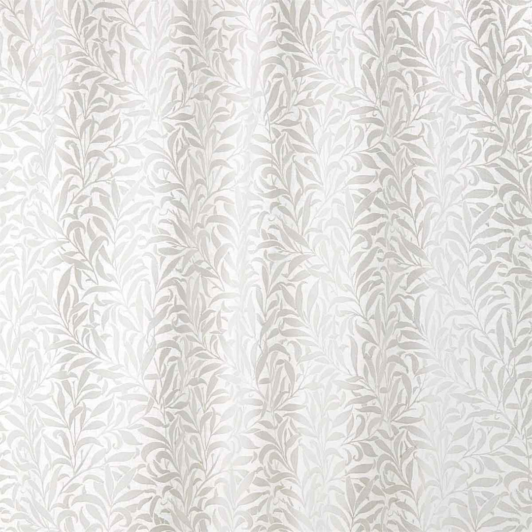 Pure Willow Bough Embroidery Paper White Fabric by Morris & Co - 236065 | Modern 2 Interiors