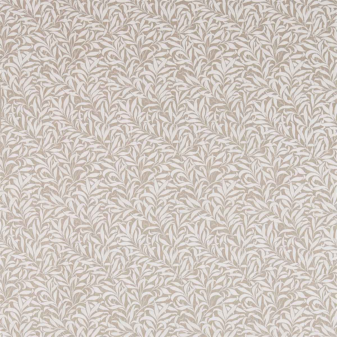 Pure Willow Bough Embroidery Flax Fabric by Morris & Co - 236066 | Modern 2 Interiors