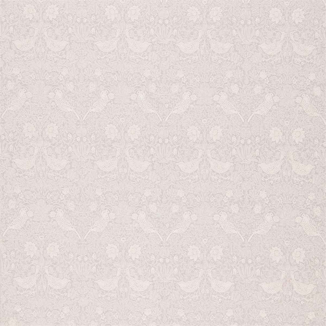 Pure Strawberry Thief Embroidery Pebble Fabric by Morris & Co - 236073 | Modern 2 Interiors