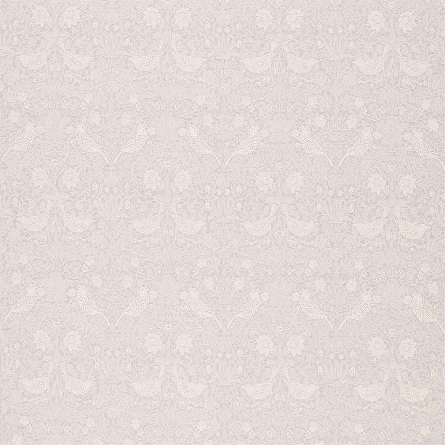 Pure Strawberry Thief Embroidery Pebble Fabric by Morris & Co - 236073 | Modern 2 Interiors