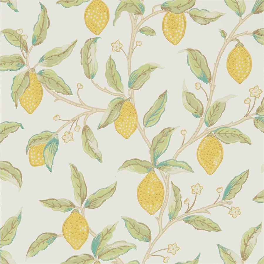 Morris And Co Lemon Tree Wallpaper - Bay Leaf - 216672 | Modern 2 Interiors