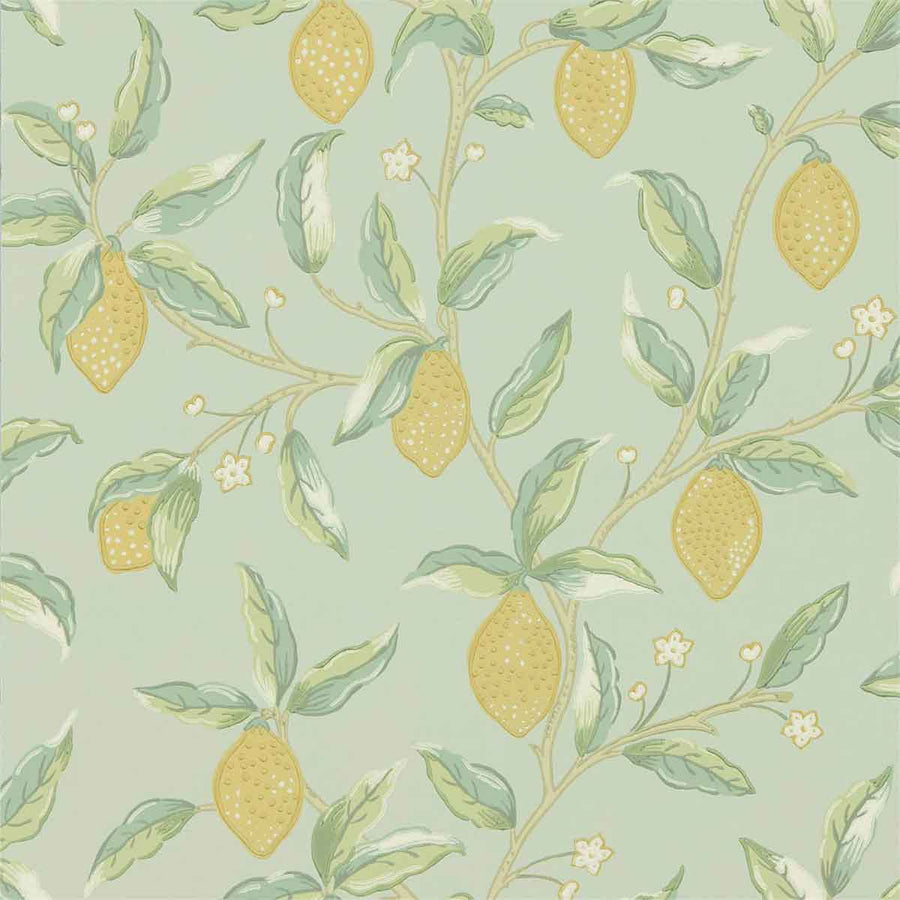 Morris And Co Lemon Tree Wallpaper - Sage - 216673 | Modern 2 Interiors