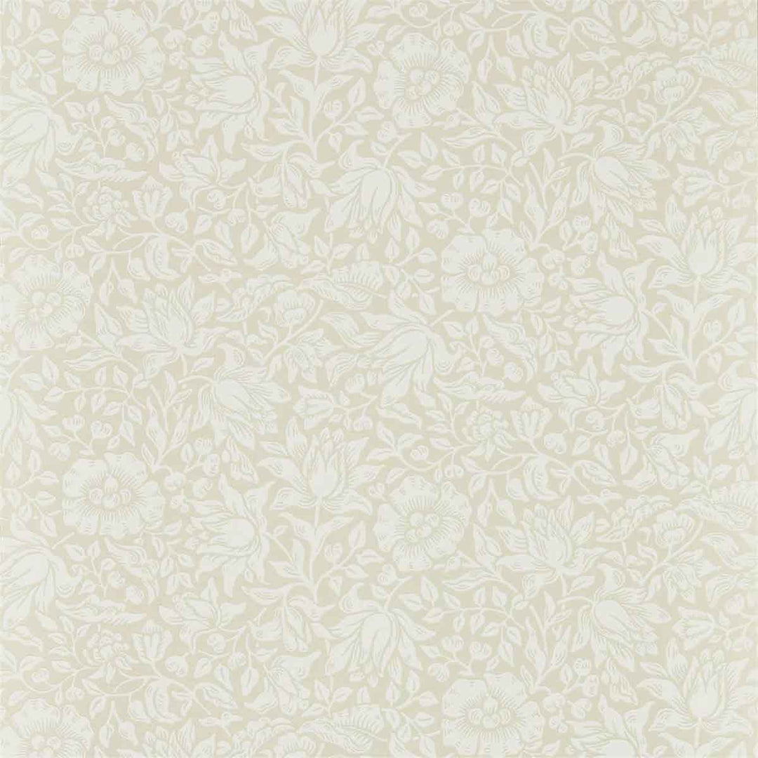 Morris And Co Mallow Wallpaper - Cream Ivory - 216676 | Modern 2 Interiors