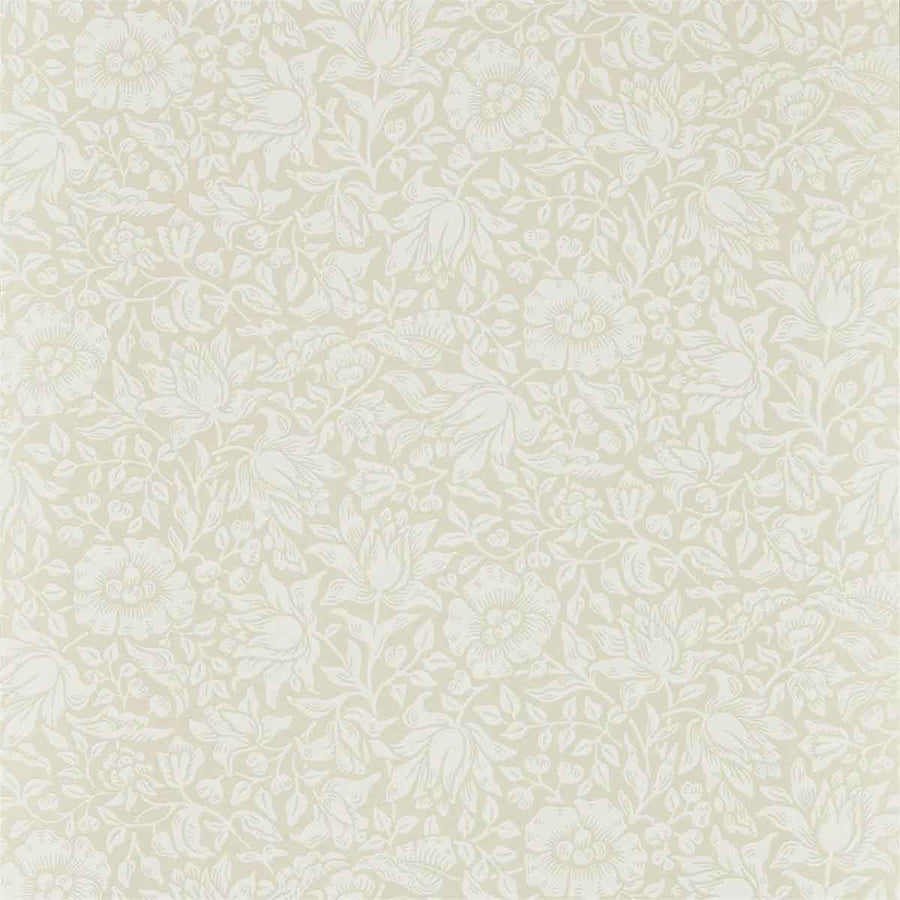 Morris And Co Mallow Wallpaper - Cream Ivory - 216676 | Modern 2 Interiors