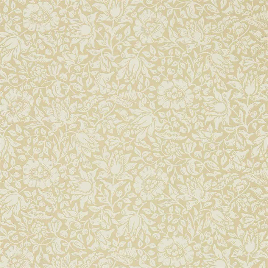 Morris And Co Mallow Wallpaper - Soft Gold - 216677 | Modern 2 Interiors
