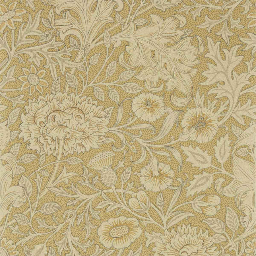 Morris And Co Double Bough Wallpaper - Antique Gold - 216681 | Modern 2 Interiors