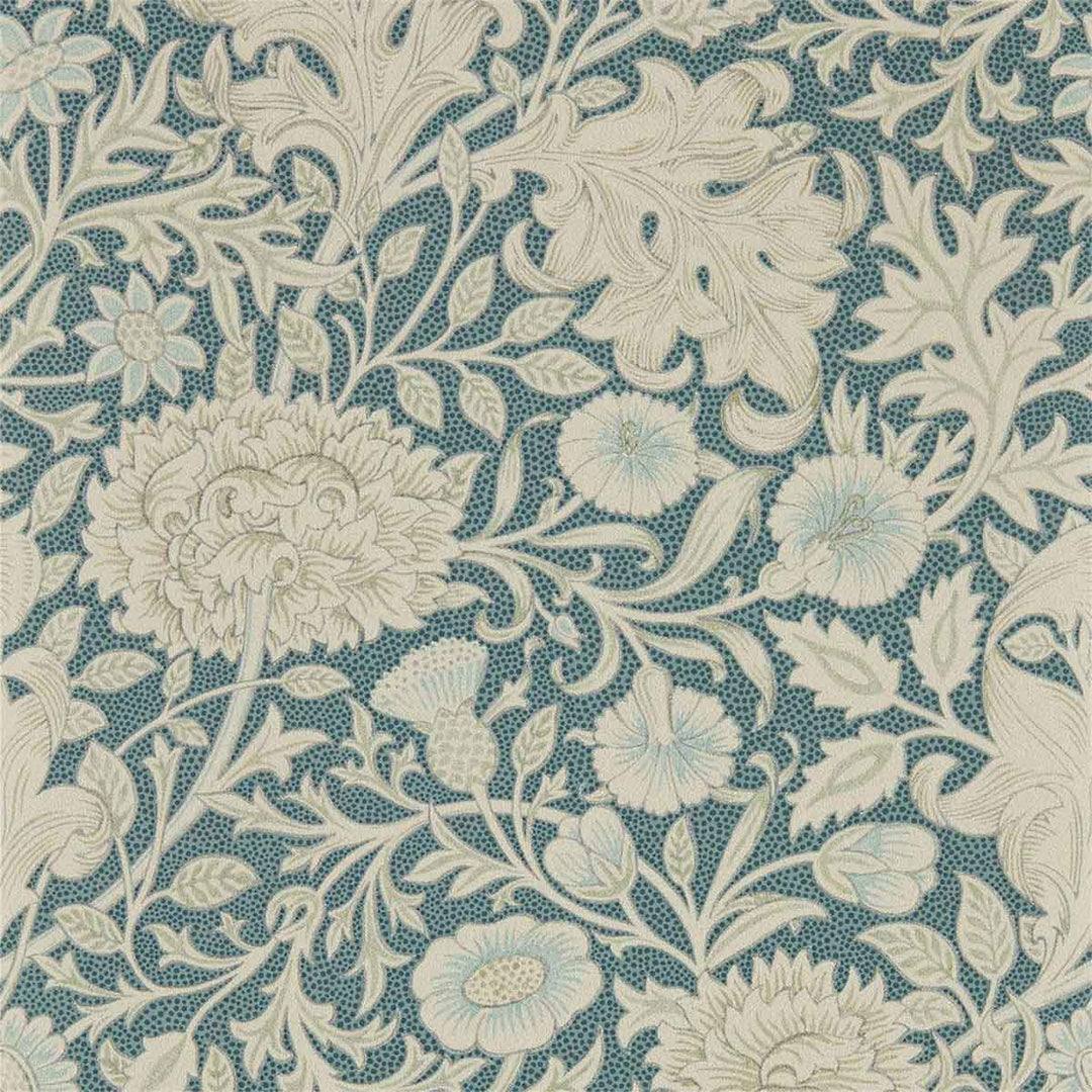 Morris And Co Double Bough Wallpaper - Slate Blue - 216682 | Modern 2 Interiors