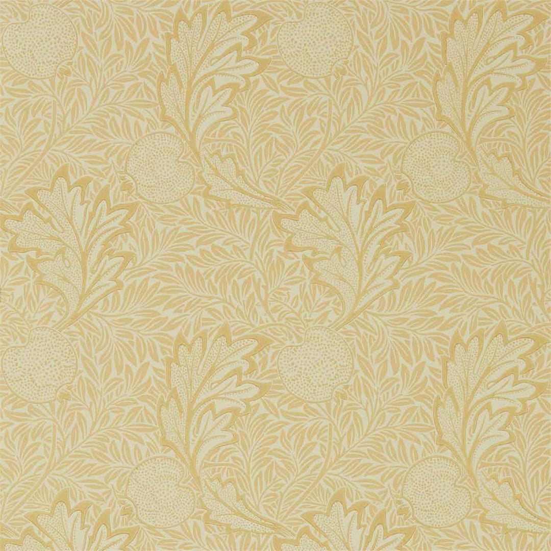 Morris And Co Apple Wallpaper - Honey Gold - 216691 | Modern 2 Interiors