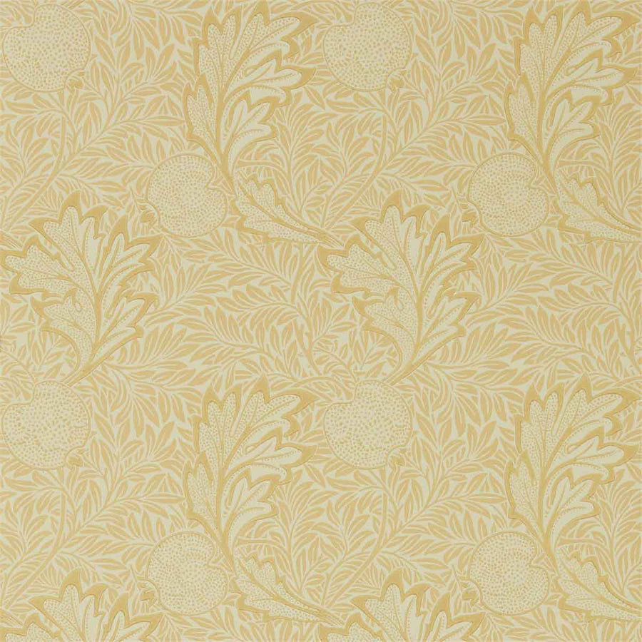 Morris And Co Apple Wallpaper - Honey Gold - 216691 | Modern 2 Interiors