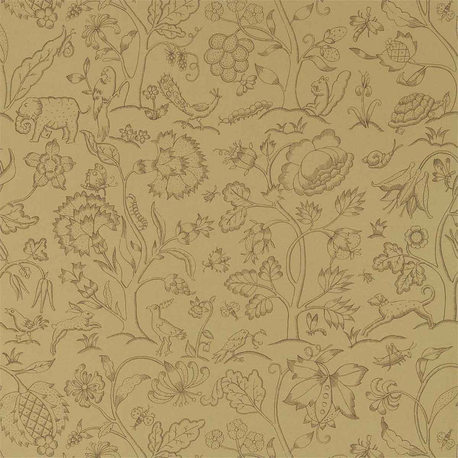 Morris And Co Middlemore Wallpaper - Antique Gold - 216696 | Modern 2 Interiors