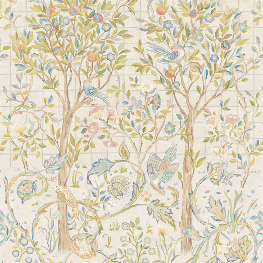 Morris And Co Melsetter Wallpaper - Ivory Sage - 216707 | Modern 2 Interiors