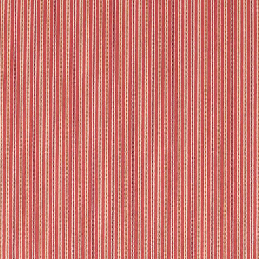 Melford Stripe Rowan Berry Fabric by Sanderson - 237209 | Modern 2 Interiors