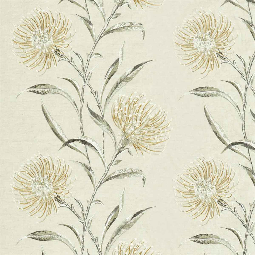 Catherine Embroidery Hay Fabric by Sanderson - 237188 | Modern 2 Interiors