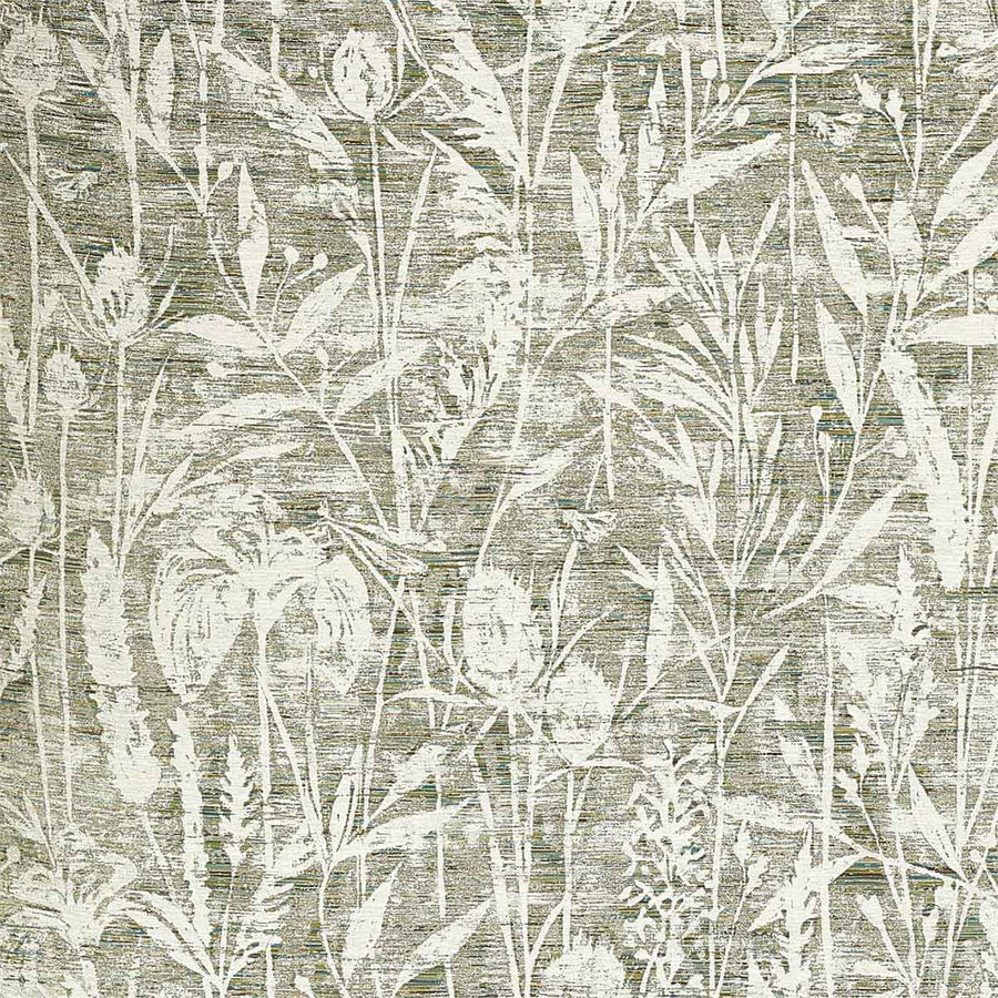 Violet Grasses Moss Fabric by Sanderson - 237198 | Modern 2 Interiors