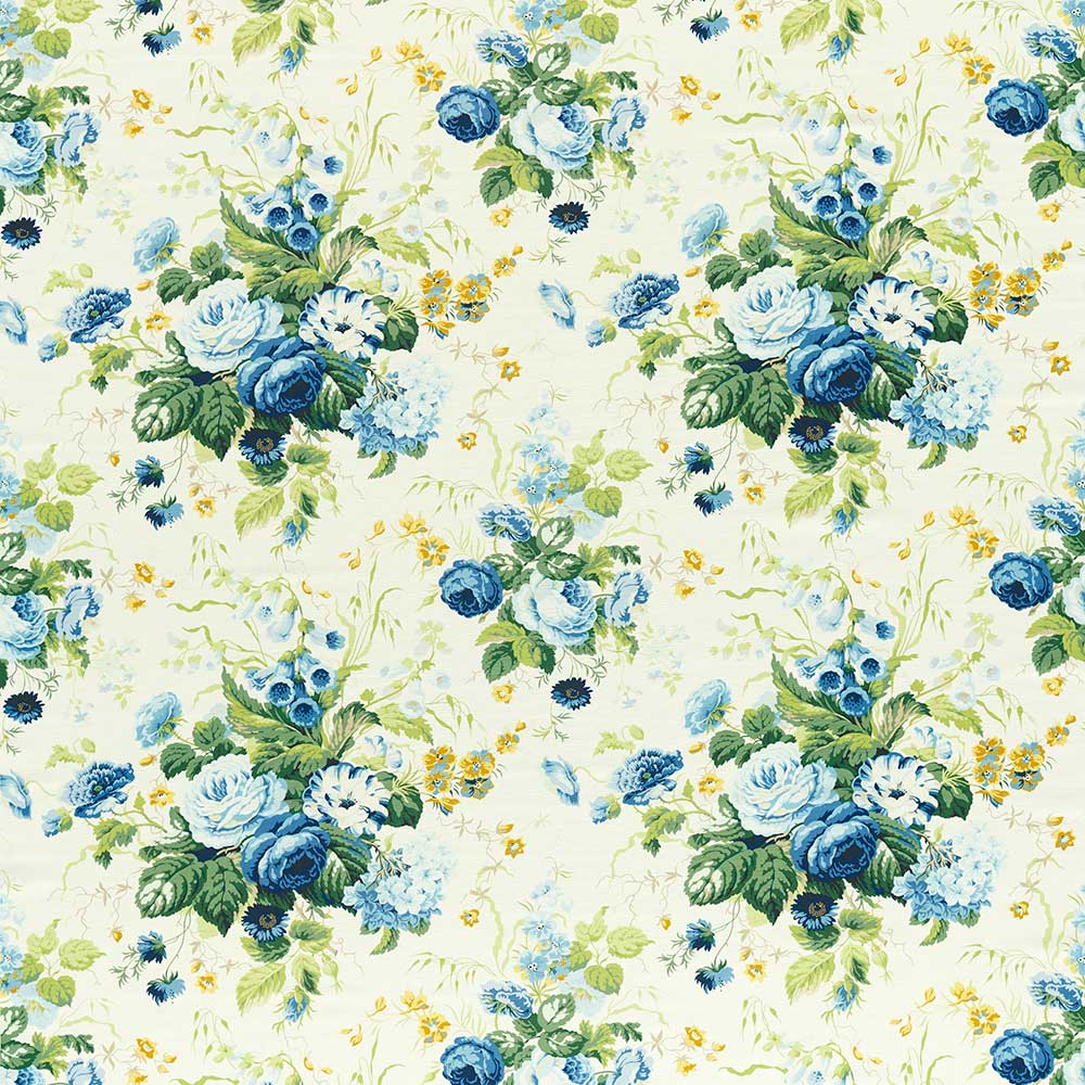 Stapleton Park French Blue Fabric by Sanderson - 226867 | Modern 2 Interiors