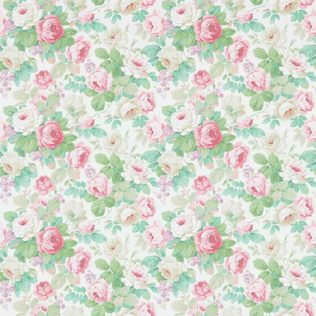 Chelsea Pink & Celadon Wallpaper by Sanderson - 214604 | Modern 2 Interiors