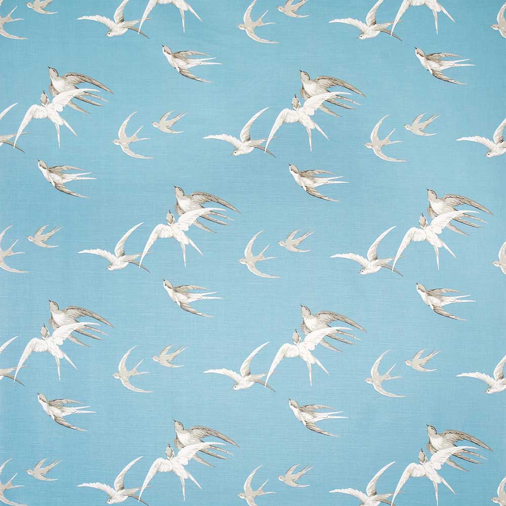 Swallows Wedgwood Fabric by Sanderson - DVIPSW203 | Modern 2 Interiors