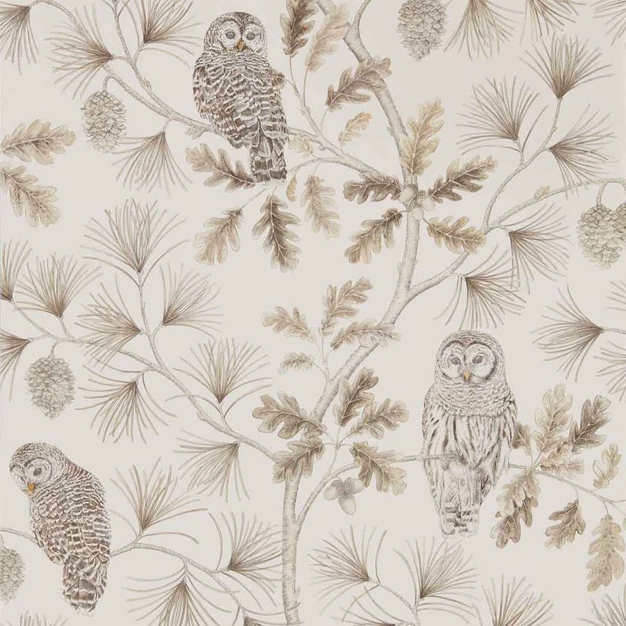 Owlswick Linen Wallpaper by Sanderson - 216598 | Modern 2 Interiors