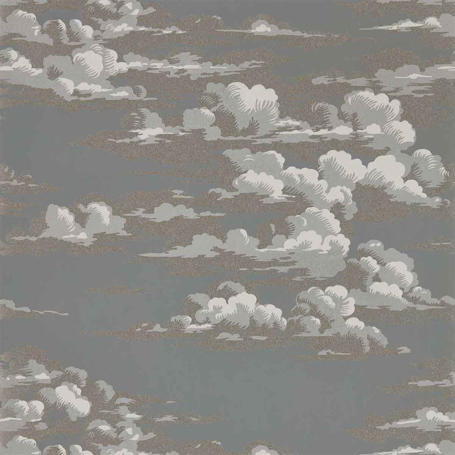 Silvi Clouds Taupe Grey Wallpaper by Sanderson - 216603 | Modern 2 Interiors