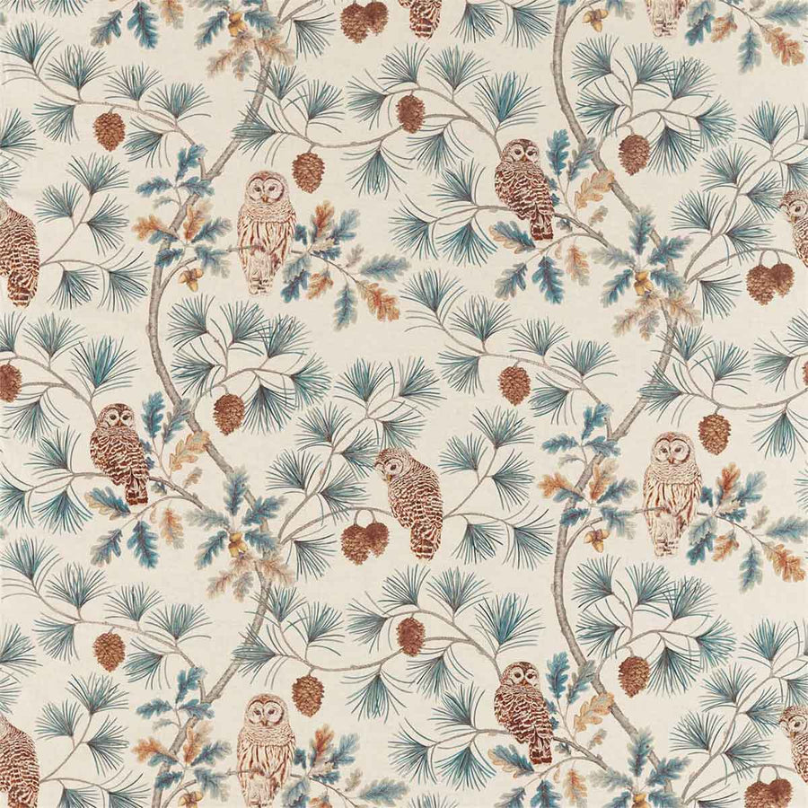 Owlswick Teal Fabric by Sanderson - 226524 | Modern 2 Interiors