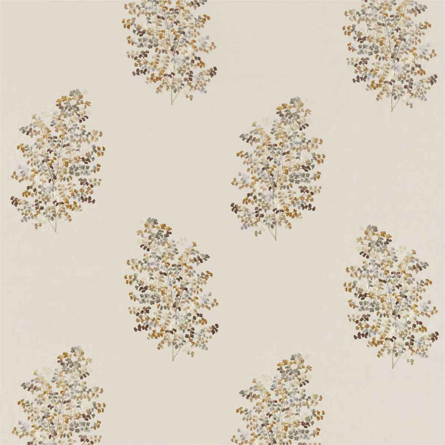 Wendell Embroidery Honey & Grey Fabric by Sanderson - 236721 | Modern 2 Interiors