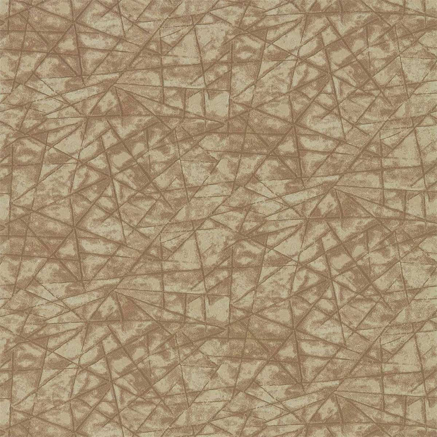 Shatter Copper & Sienna Wallpaper by Anthology - 111850 | Modern 2 Interiors