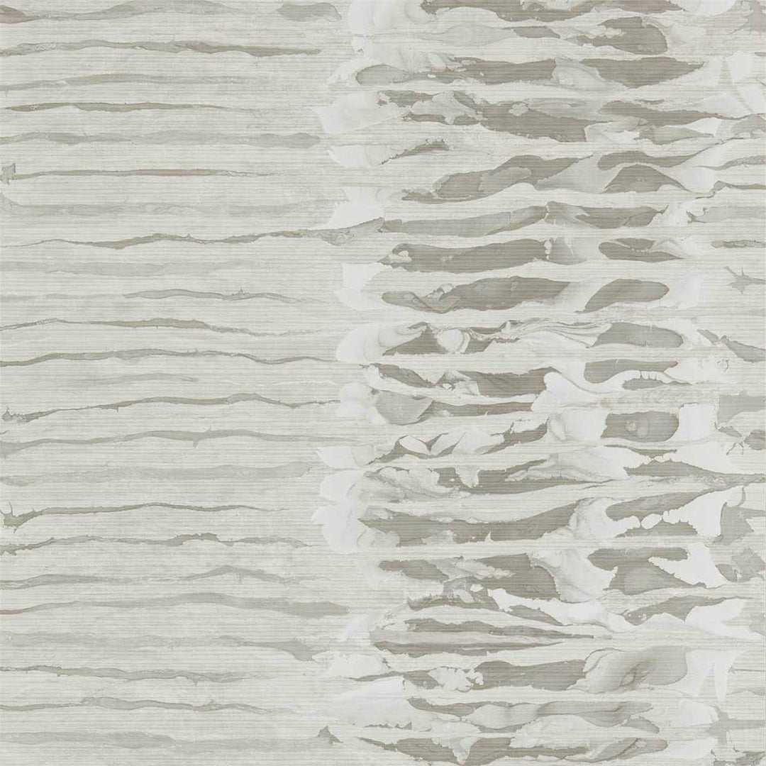 Ripple Stripe Mist Wallpaper by Anthology - 112580 | Modern 2 Interiors