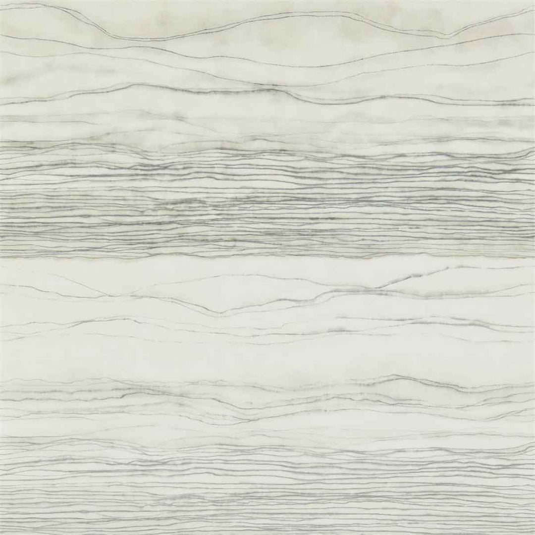 Metamorphic Ash & Carrara Wallpaper by Anthology - 112052 | Modern 2 Interiors