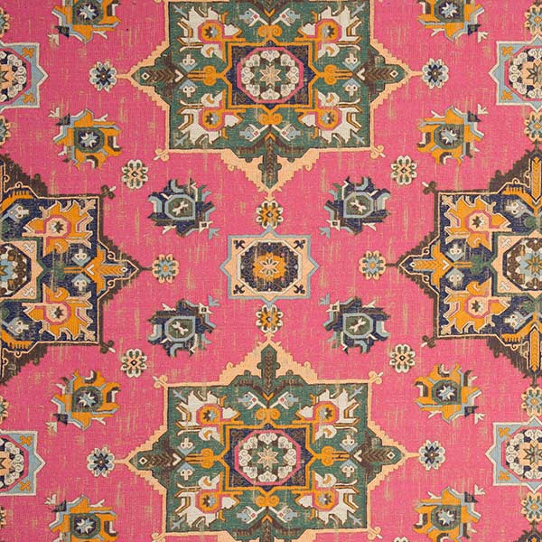 Malatya Azalea Fabric by Clarke & Clarke - F0798/02 | Modern 2 Interiors