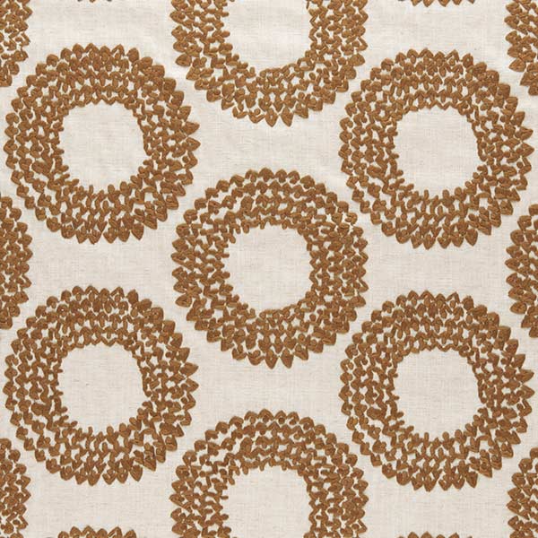 Dashiki Cinnamon Fabric by Clarke & Clarke - F0954/02 | Modern 2 Interiors