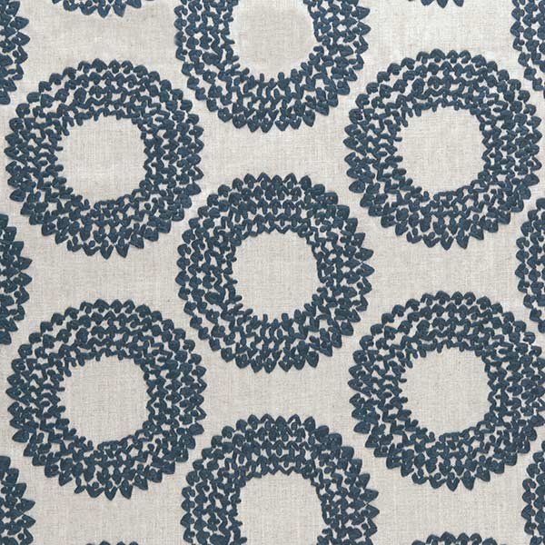 Dashiki Indigo Fabric by Clarke & Clarke - F0954/03 | Modern 2 Interiors
