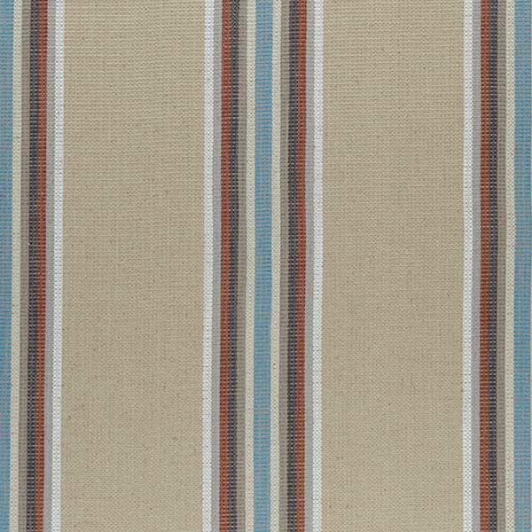 Imani Cinnabar & Aqua Fabric by Clarke & Clarke - F0955/02 | Modern 2 Interiors