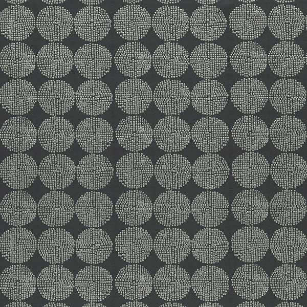 Kiko Charcoal Fabric by Clarke & Clarke - F0956/02 | Modern 2 Interiors