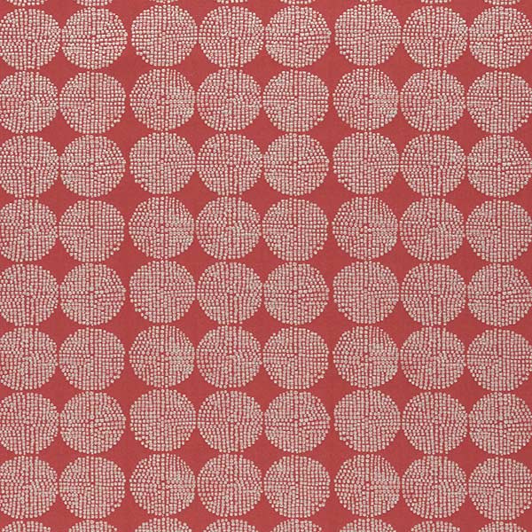 Kiko Red Fabric by Clarke & Clarke - F0956/06 | Modern 2 Interiors