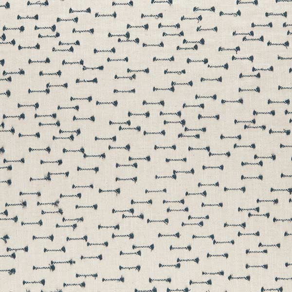 Nala Indigo Fabric by Clarke & Clarke - F0958/02 | Modern 2 Interiors