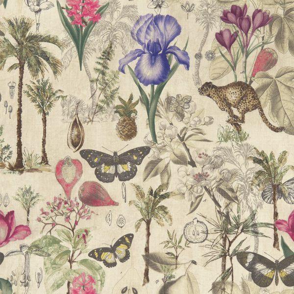 Botany Summer Fabric by Clarke & Clarke - F1297/02 | Modern 2 Interiors