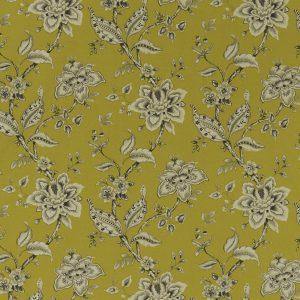 Palampore Chartreuse Fabric by Clarke & Clarke - F1331/02 | Modern 2 Interiors