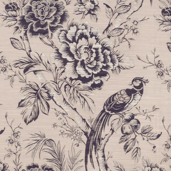 Avium Blush/Damson Fabric by Clarke & Clarke - F1429/01 | Modern 2 Interiors
