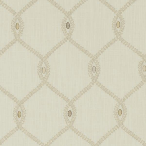 Opus Ivory Fabric by Clarke & Clarke - F1446/02 | Modern 2 Interiors