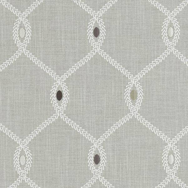 Opus Silver Fabric by Clarke & Clarke - F1446/04 | Modern 2 Interiors