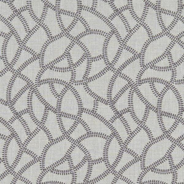 Panache Charcoal Fabric by Clarke & Clarke - F1447/01 | Modern 2 Interiors