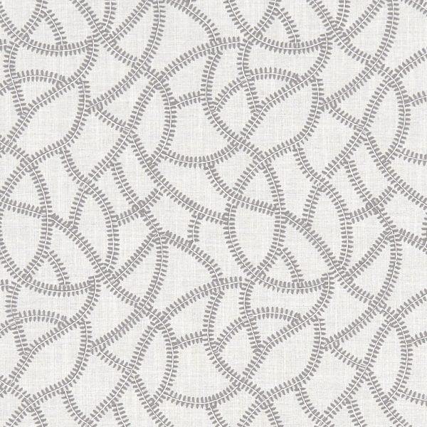 Panache Silver Fabric by Clarke & Clarke - F1447/04 | Modern 2 Interiors
