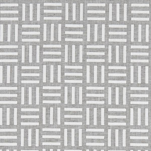 Parallel Charcoal Fabric by Clarke & Clarke - F1449/01 | Modern 2 Interiors