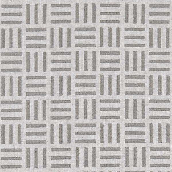 Parallel Silver Fabric by Clarke & Clarke - F1449/04 | Modern 2 Interiors
