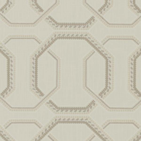 Repeat Ivory Fabric by Clarke & Clarke - F1451/02 | Modern 2 Interiors