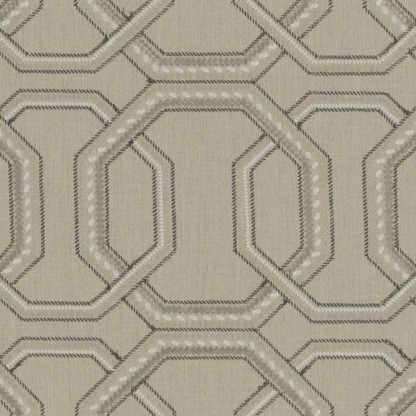 Repeat Linen Fabric by Clarke & Clarke - F1451/03 | Modern 2 Interiors