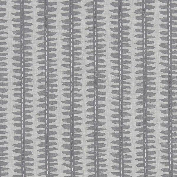 Risco Charcoal Fabric by Clarke & Clarke - F1453/01 | Modern 2 Interiors