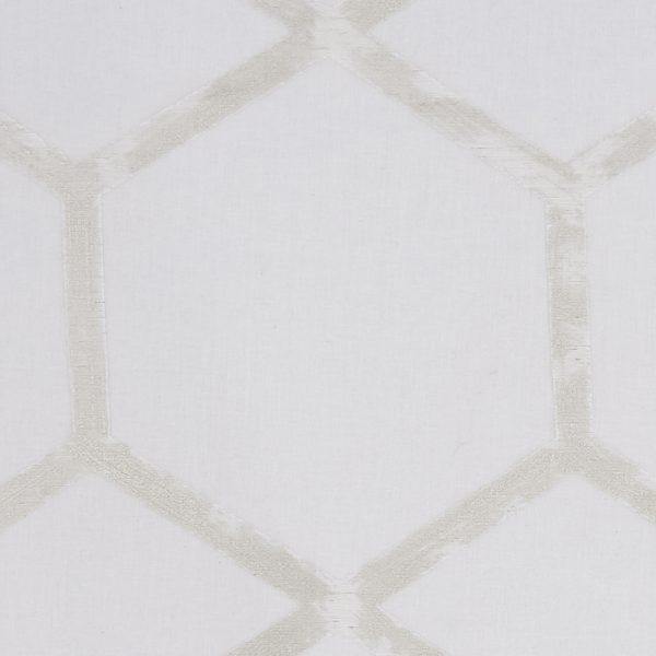 Forma Ivory/Silver Fabric by Clarke & Clarke - F1469/04 | Modern 2 Interiors